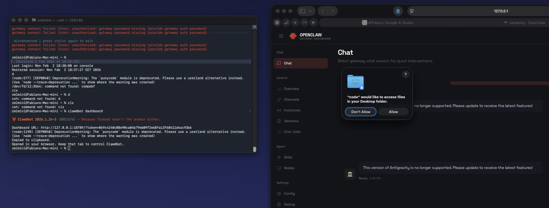 Image 8 for De la Clawdbot la OpenClaw: Update și primele impresii
