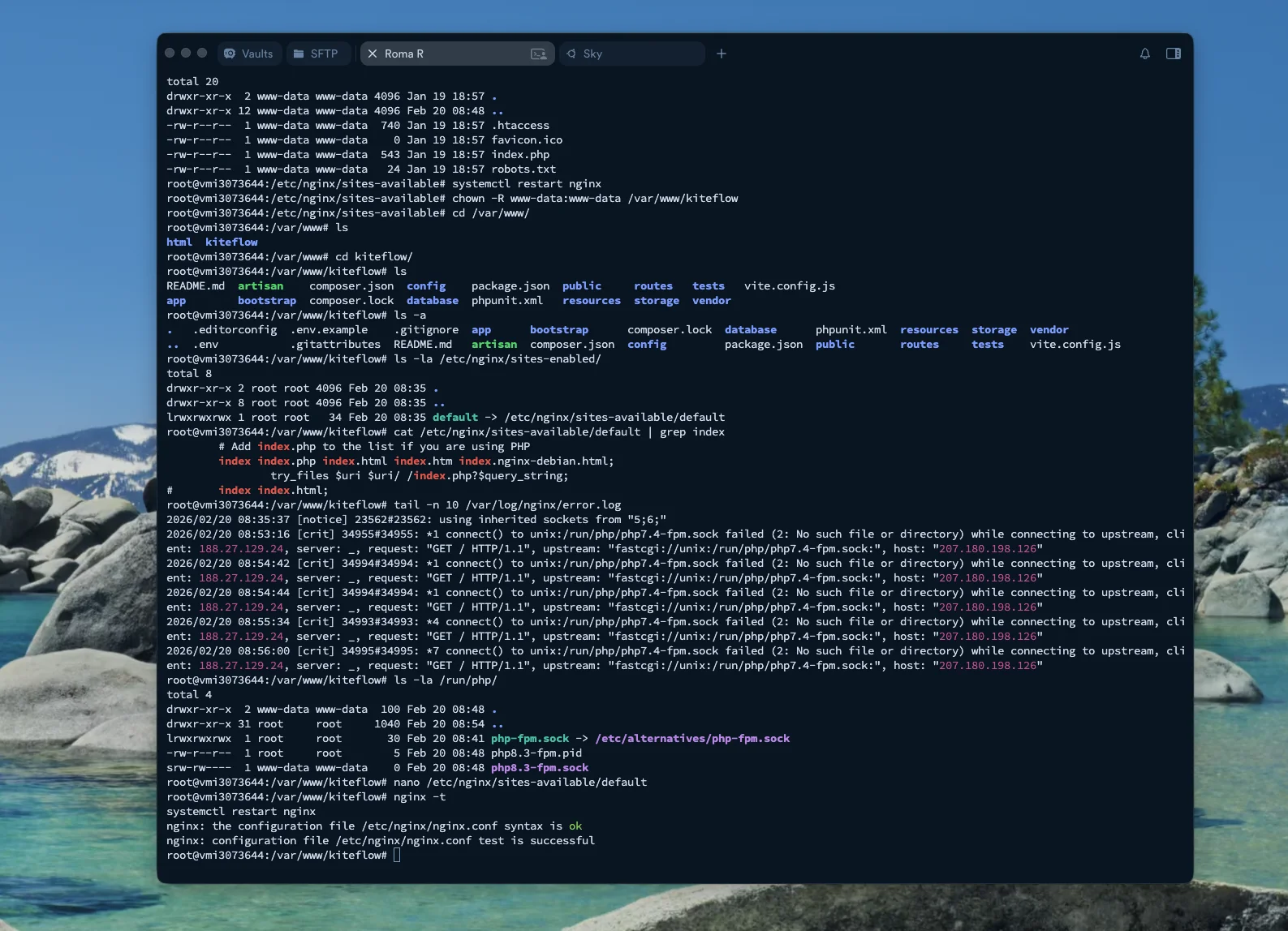 Image 4 for Configurare LEMP Stack Deploy Laravel 12 pe Ubuntu
